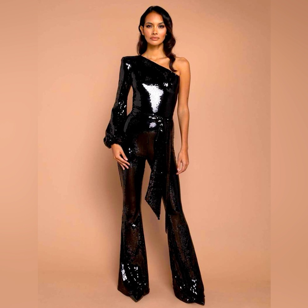 Nadine Merabi Sasha Sequin Jumpsuit - NWT